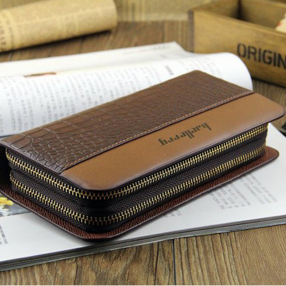 High-Quality Crocodile Pattern Wallet