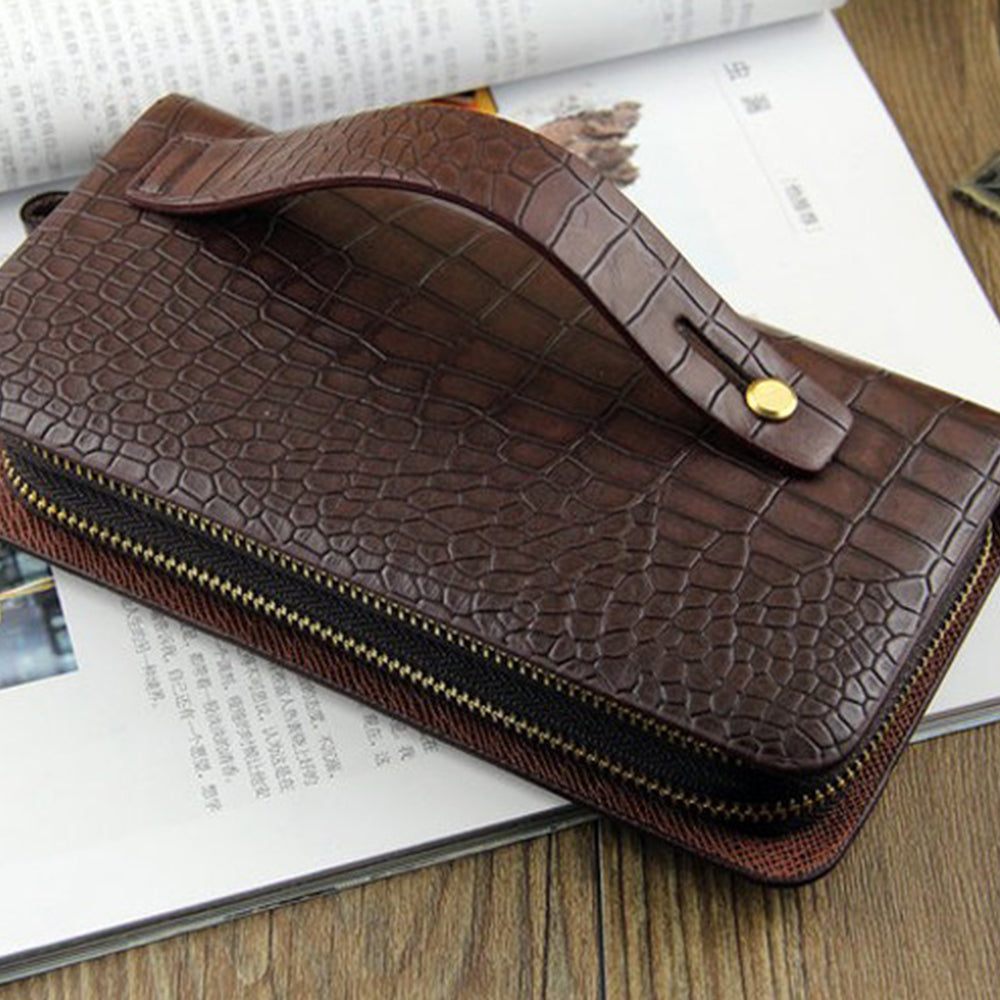 High-Quality Crocodile Pattern Wallet