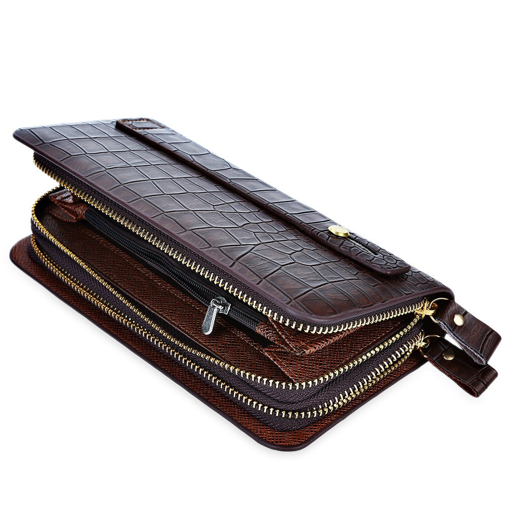 High-Quality Crocodile Pattern Wallet
