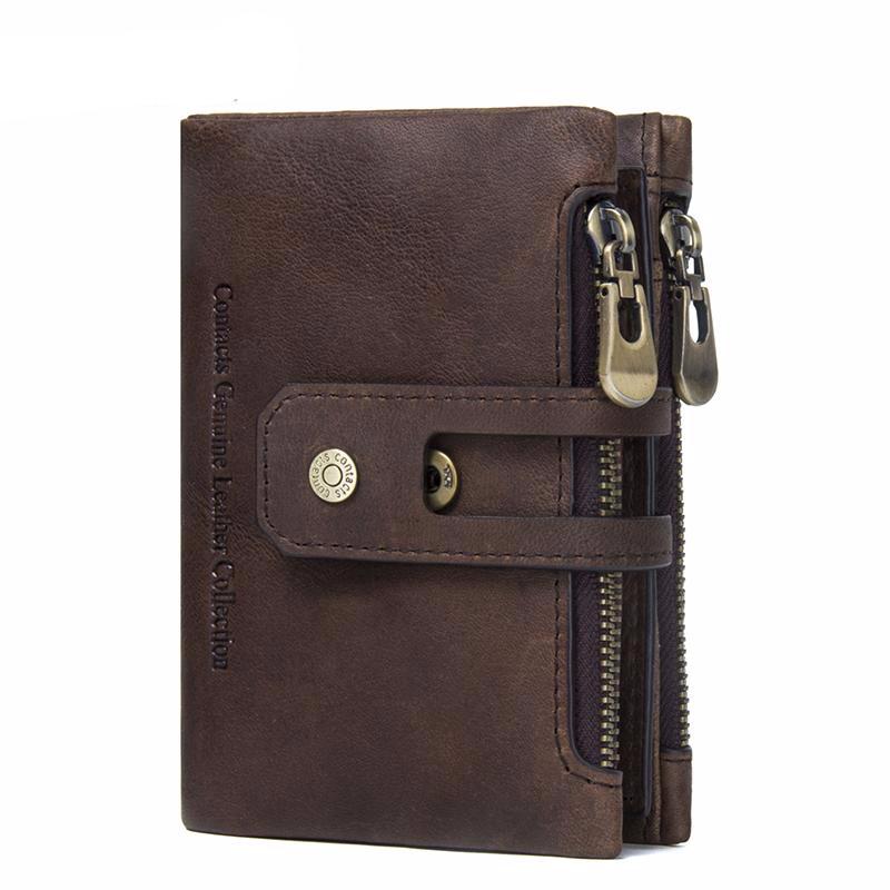 Double Zipper and Clip Purse