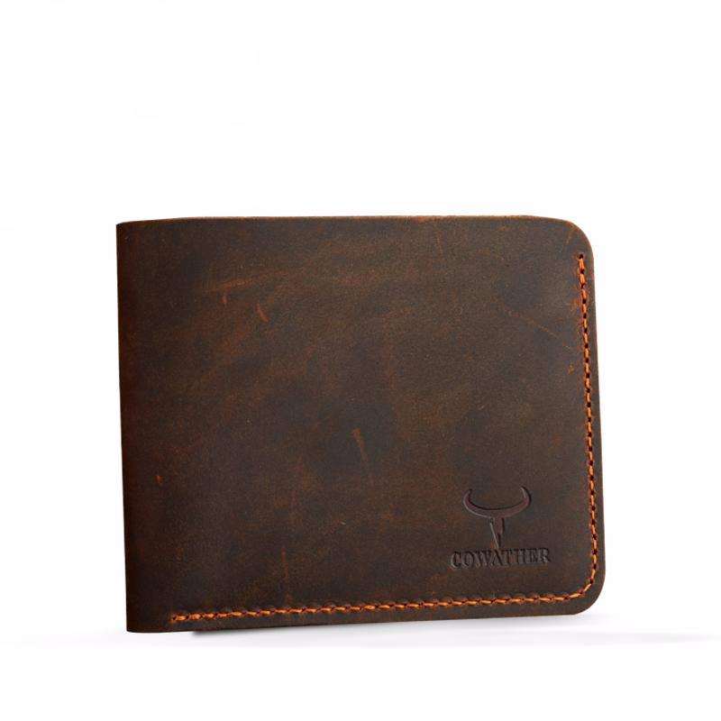 Top Leather Thin Purse