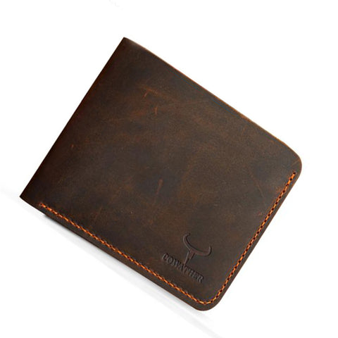 Top Leather Thin Purse