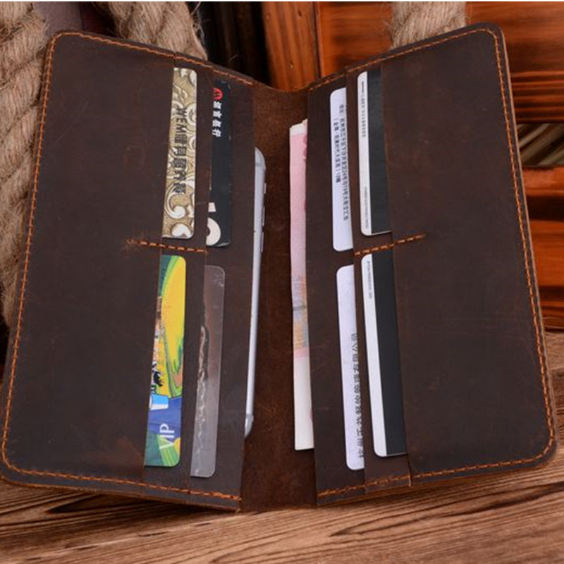 Crazy Horse Leather Wallet