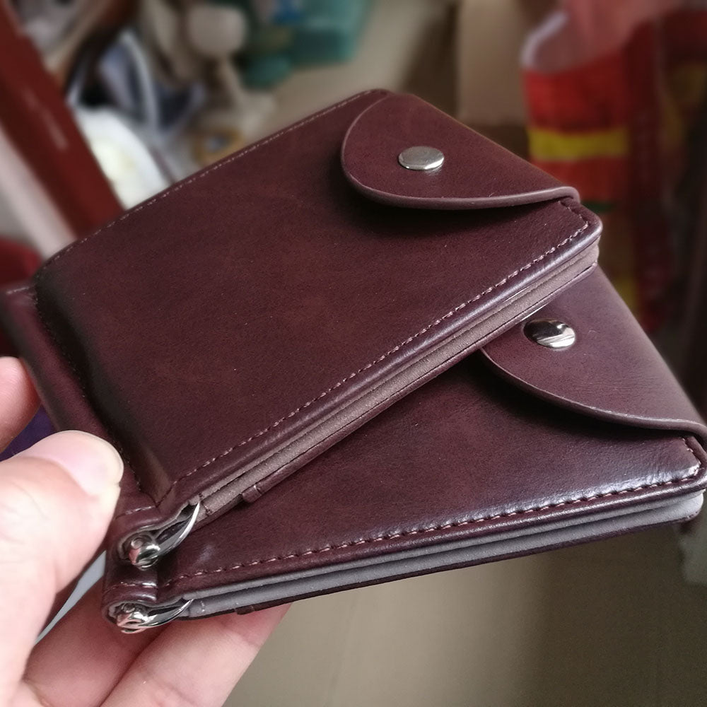 High-Quality Leather Clip Wallet