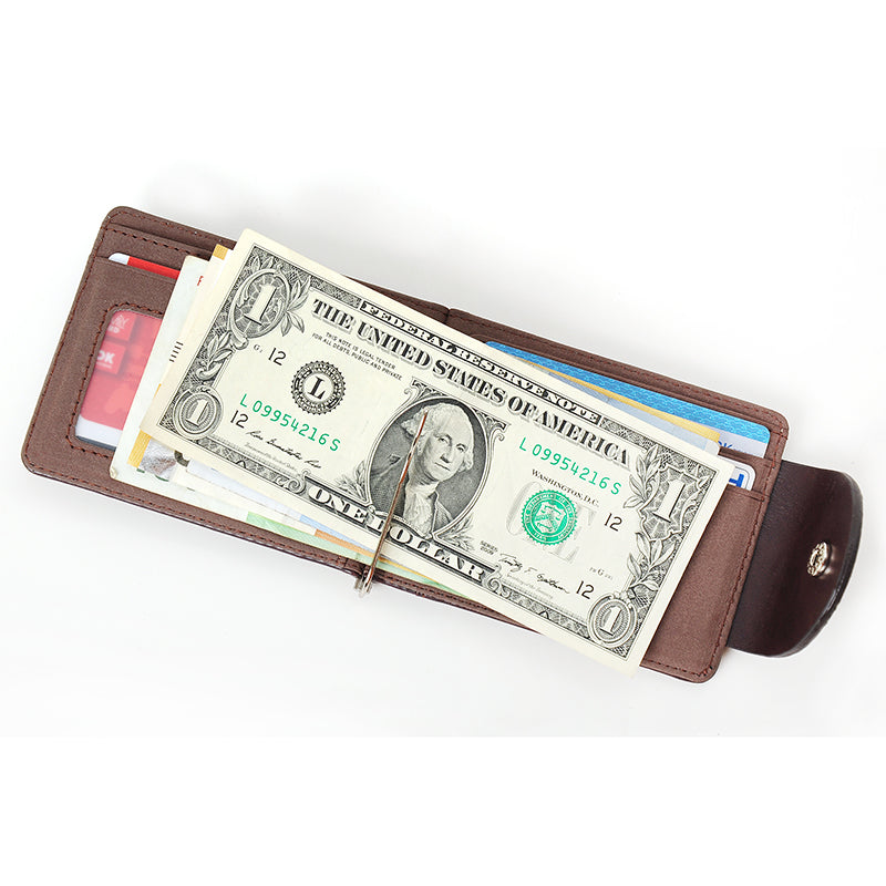 High-Quality Leather Clip Wallet