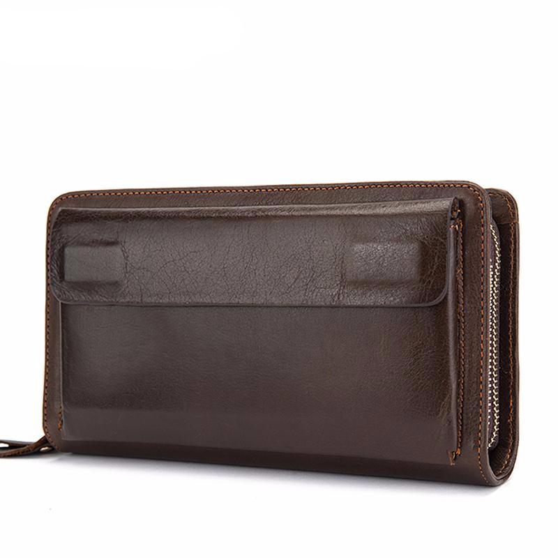 Double Zipper Money Clip Wallet