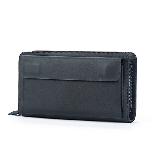 Double Zipper Money Clip Wallet