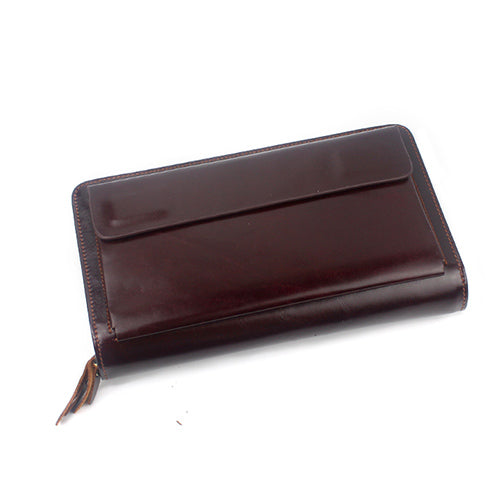 Double Zipper Money Clip Wallet