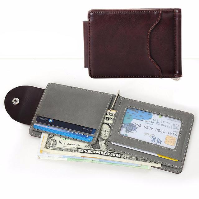 High-Quality Leather Clip Wallet