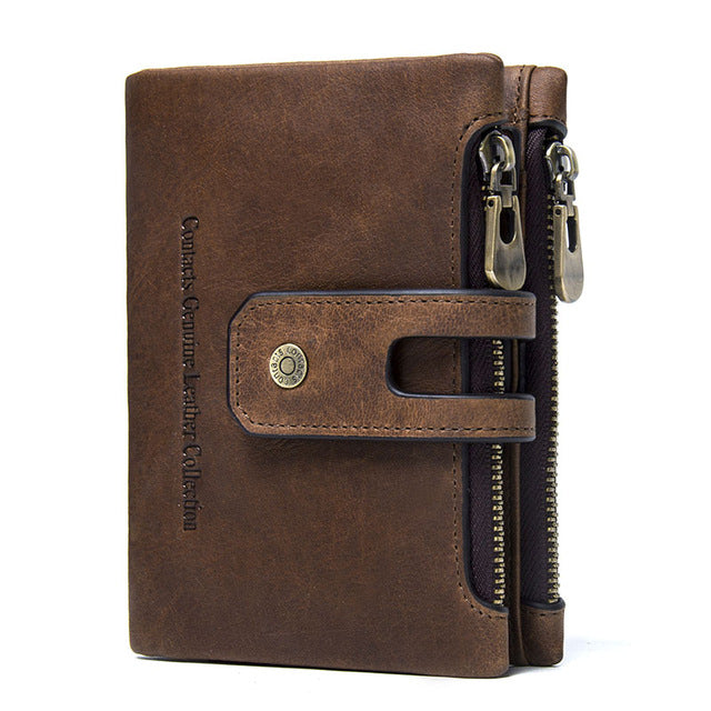 Double Zipper and Clip Purse