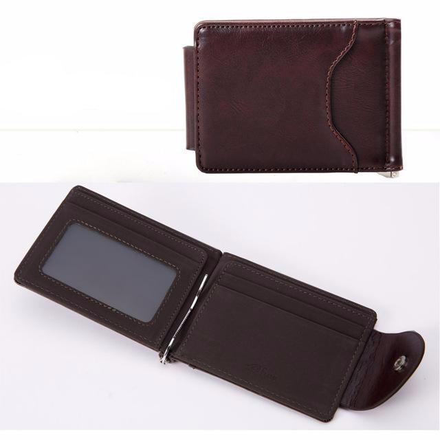 High-Quality Leather Clip Wallet